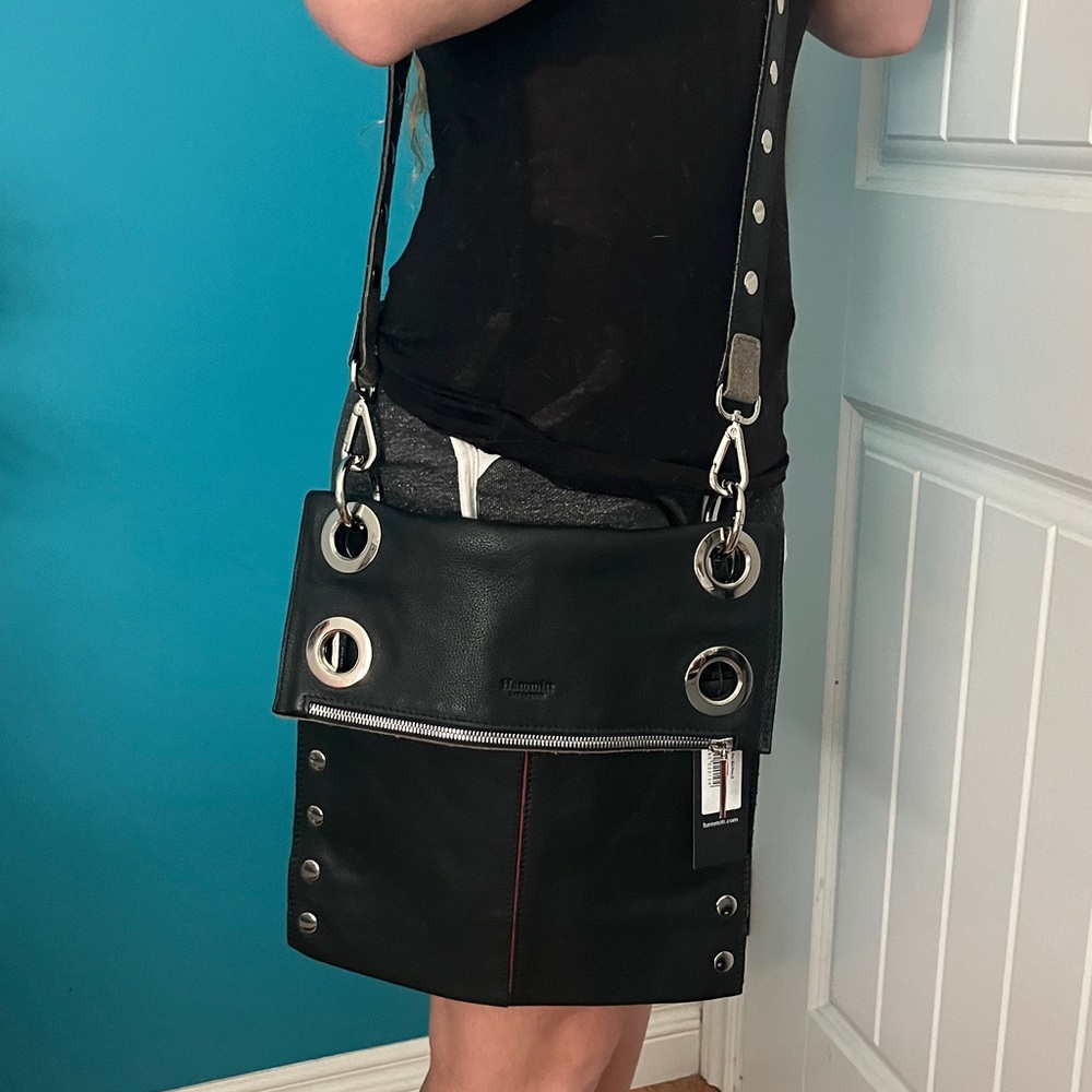 Hammitt Montana Rev LG Reversible Black & 
Pewter Bag Deadstock - Picture 16 of 17